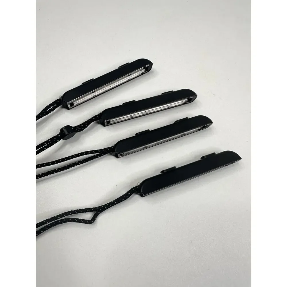 Nintendo Switch OEM Black Joy-Con Rail Attachment and Wrist Straps 2 Pairs